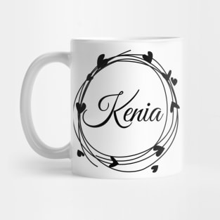 Kenia name cute design Mug